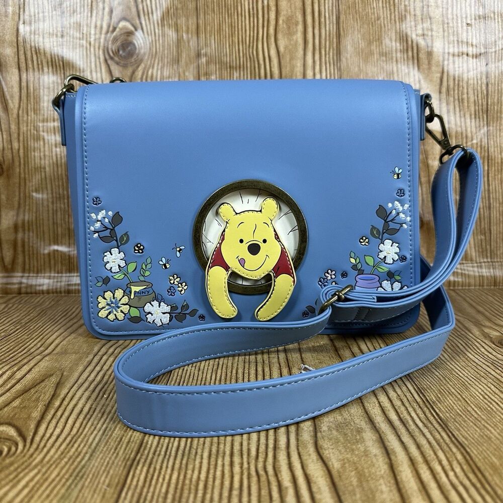 Disney Loungefly Winnie The Pooh Crossbody Bag Honey Pot 95th Anniversary